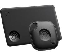 Tile by Life360 Starter Pack (2024) - Localizadores Bluetooth para Llaves, Carteras y Mucho más. Compatible con iOS y Android. Localizador de teléfonos. Paquete de 2 (Mate Negro/Slim)