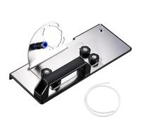 Tile Chamfering Tool, Angle Grinder Attachment, Stainless Steel Tile Cutter with Water Pipe Cooling Design, Precision Bevel Cutting Guide Featuring Stable Alignment System 10.24x4.25 inches