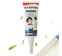Tile Grout Repair, White Waterproof Grout Filler Tube, Easy To Use Solution, Perfect For Restoring And Renewing Bathroom Slab Plaster Lines And Sealing Cracks, Easy Application