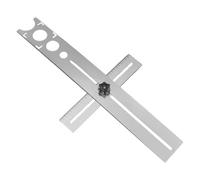 Tile Hole Locator - Portable Stainless Steel Adjustable Guide, Marble Punching Tool with Precise Alignment, Durable Hole Locator for Ceramic, Marble, Wood, Glass, and Floor Surfaces