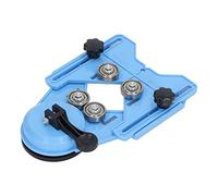 Tile Hole Saw Guide Jig with Suction Cup | Expert Drill Bit Guide for Marble/Glass/Granite | ABS & Steel Bearing for Stable Drilling | Blue Hole Locator