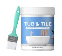 Tile Refinish, Professional Epoxy Formula, Max Durability Resurfacer, Two Part Coating for Sinks, Counters, Floors, Bathtub, Bathroom Renovation, DIY Apartment Dorm