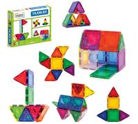 Tileblox 20-Piece Magnetic Building Blocks Tiles Set Educational STEM Toy for