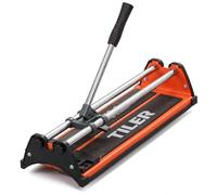 TILER Cortador de Azulejos Manual 350 mm, Máquina Profesional con Rueda de Carburo de Tungsteno, Preciso para Cerámica y Porcelanato, DIY y Profesionales