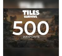 Tiles Survive! - 500 Waypoints Direct Top-Up - GLOBAL