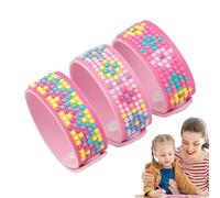 TILEZE Kit de fabricación de pulseras para niñas, kit de fabricación de pulseras | Fabricante de pulseras de amistad - Juguetes de arte y manualidades para niñas y niños de 6 a 12 años,