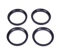 TILIEINE Adaptadores Espaciadores Rueda 4 Uds 66 6 57 1mm diámetro de Rueda de plástico Collar Central Cubo Anillo céntrico Piezas de Repuesto universales duraderas