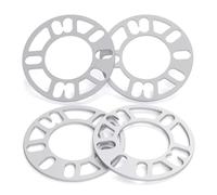 TILIEINE Adaptadores Espaciadores Rueda Espaciadores de Ruedas de aleación de Coche, 4 Uds., 5mm, Placas adaptadoras, cuñas de 4 y 5 Pernos