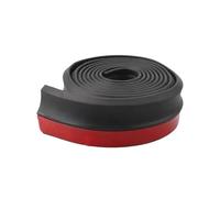 TILIEINE Alerón Trasero Tira de Goma Universal para Compatible con Parachoques Delantero de Coche de 2,5 m, Pegatina Protectora para Protector de Labios de Parachoques AleróN de Labio