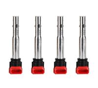 TILIEINE Bobina Encendido Coche Ajuste para Audi R8 2,0 TFSI 2.0TSI A3 Apto para Golf 5 4X Juego de Paquetes de Bobina roja 06E905115E Accesorios de Coche Kit de Bobina de Encendido