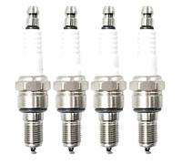 TILIEINE Bobina Encendido Coche Ajuste para Honda AX-1 250 CB-1 NC27 CB400 CB500 CBF125 CBF250 CBR1000RR CBR250 bujía de Encendido de Motocicleta Kit de Bobina de Encendido(4pcs Nickel Alloy)