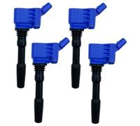 TILIEINE Bobina Encendido Coche Ajuste para VW Audi 1,8 T 2,0 T 2,5 T 2,9 T 3,0 T 4,0 T EA888 EA837 EA839 EA855 EA825 EA390 4 Bobina de Encendido para PC 06H905110 UF793 Kit de Bobina de Encendido