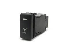 TILIEINE Interruptor Basculante Botón pulsador para Bloqueo del diferencial Central de Coche, Compatible con Toyota Land Cruiser, Prado 120, FJ, Cruise, LC76, REIZ (2006-2009). Pulsador Momentáneo