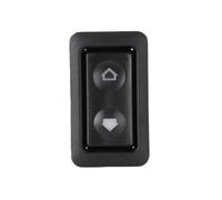 TILIEINE Interruptor Basculante Interruptor de elevalunas eléctrico Universal para Coche, 24 V, 12 V, 10 A-30 A, 6 Pines. Pulsador Momentáneo