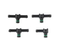 TILIEINE inyectores Apto para DENSO Conector De Tubo De Retorno De Inyector Diésel 4 Piezas, 3 Piezas T + 1 Pieza L Inyector de Combustible