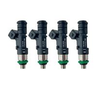 TILIEINE inyectores Compatible con Ford B-MAX, C-MAX, Fiesta, Focus, Fusion, Mondeo, Puma, Figo 0280158200, 98MF9F593BA, 4 inyectores de Combustible. Inyector de Combustible