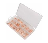 TILIEINE inyectores Juego de 200 Arandelas de Cobre para Puertos de inyector diésel y Juntas de Sellado para Combustible. Inyector de Combustible