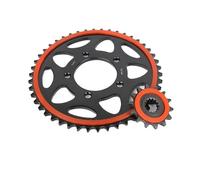 TILIEINE Moto Piñon Delantero Ajuste para Benelli BN600 TNT600 piñón Volante Kit Delantero y Trasero Piñones Motocicleta(48T 14T)