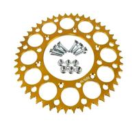 TILIEINE Moto Piñon Delantero Compatible con CRF250L Rally CRF250RA CRF250RAL XR650L XR250 XR600 RM RN RP Plato de Placa Dentada de piñón de Cadena de Motocicleta Piñones Motocicleta(Gold 48T)