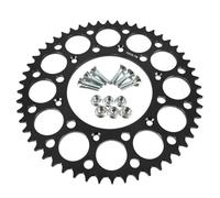 TILIEINE Moto Piñon Delantero Compatible con CRF250L Rally CRF250RA CRF250RAL XR650L XR250 XR600 RM RN RP Plato de Placa Dentada de piñón de Cadena de Motocicleta Piñones Motocicleta(Black 52T)