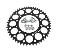 TILIEINE Moto Piñon Delantero Compatible con CRF250L Rally CRF250RA CRF250RAL XR650L XR250 XR600 RM RN RP Plato de Placa Dentada de piñón de Cadena de Motocicleta Piñones Motocicleta(Black 50T)