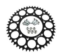 TILIEINE Moto Piñon Delantero Compatible con CRF250L Rally CRF250RA CRF250RAL XR650L XR250 XR600 RM RN RP Plato de Placa Dentada de piñón de Cadena de Motocicleta Piñones Motocicleta(Black 48T)