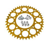 TILIEINE Moto Piñon Delantero Compatible con CRF250L Rally CRF250RA CRF250RAL XR650L XR250 XR600 RM RN RP Plato de Placa Dentada de piñón de Cadena de Motocicleta Piñones Motocicleta(Gold 45T)
