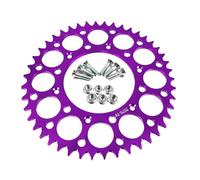 TILIEINE Moto Piñon Delantero Compatible con CRF250L Rally CRF250RA CRF250RAL XR650L XR250 XR600 RM RN RP Plato de Placa Dentada de piñón de Cadena de Motocicleta Piñones Motocicleta(Purple 45T)