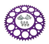 TILIEINE Moto Piñon Delantero Compatible con CRF250L Rally CRF250RA CRF250RAL XR650L XR250 XR600 RM RN RP Plato de Placa Dentada de piñón de Cadena de Motocicleta Piñones Motocicleta(Purple 52T)