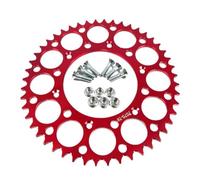 TILIEINE Moto Piñon Delantero Compatible con CRF250L Rally CRF250RA CRF250RAL XR650L XR250 XR600 RM RN RP Plato de Placa Dentada de piñón de Cadena de Motocicleta Piñones Motocicleta(Red 48T)