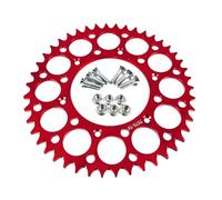 TILIEINE Moto Piñon Delantero Compatible con CRF250L Rally CRF250RA CRF250RAL XR650L XR250 XR600 RM RN RP Plato de Placa Dentada de piñón de Cadena de Motocicleta Piñones Motocicleta(Red 45T)