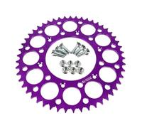 TILIEINE Moto Piñon Delantero Compatible con CRF250L Rally CRF250RA CRF250RAL XR650L XR250 XR600 RM RN RP Plato de Placa Dentada de piñón de Cadena de Motocicleta Piñones Motocicleta(Purple 50T)