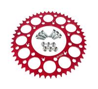 TILIEINE Moto Piñon Delantero Compatible con CRF250L Rally CRF250RA CRF250RAL XR650L XR250 XR600 RM RN RP Plato de Placa Dentada de piñón de Cadena de Motocicleta Piñones Motocicleta(Red 50T)