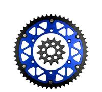 TILIEINE Moto Piñon Delantero Compatible con WR250 WR250F YZ125 YZ250 YZ250F PRTEWXYZ 13T 45T 46T 47T 48T 49T 51T 52T Kit de piñón Trasero y Delantero Piñones Motocicleta(520 13T-52T)