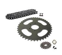 TILIEINE Moto Piñon Delantero para 125cc 150cc 200cc 250cc ATV Go Kart UTV Buggy Quad Bike 428-104L Cadena 14T-17T Kit de piñón Trasero Delantero de 40 Dientes Piñones Motocicleta(14T Set)