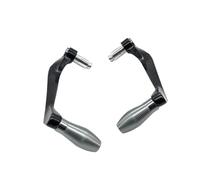 TILIEINE Palanca Embrague Freno Compatible con Yamaha R3 R25 YZF R1 YZF R6, Piezas de Aluminio CNC, Protector de palancas de Freno, Embrague, Protector de Manillar. Freno Manillar(Gray)