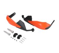 TILIEINE Protector Manillar Moto Protector de Manos Universal para Motocicleta KTM Super Adventure Duke. Guardamanos(Orange)