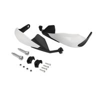 TILIEINE Protector Manillar Moto Protector de Manos Universal para Motocicleta KTM Super Adventure Duke. Guardamanos(White)