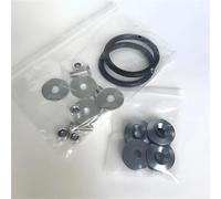 TILIEINE Soporte Parachoques Delante Kit de Cierre rápido Universal para Parachoques Trasero y Delantero, con lengüetas liberación Junta tórica para Carreras Deriva(Gray)