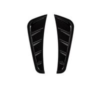 TILIEINE Ventilación Lateral Estilo Mejilla Tiburón Compatible con Clase C W205 2019-2021, alerón Delantero para Lateral de Parachoques, Cuchillo de Viento de Entrada de Aire de flanco(Black)