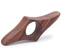 TILISMA Soporte para página de libro, marcapáginas de nogal natural hecho a mano, accesorios de lectura novedosos, regalos para lectores, regalos para amantes de los libros, regalos de gusanos de