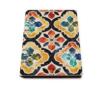 Tilivyx Cuaderno Espiral Patrón Marroquí Diario De Escritura Cuaderno De Cuero Pu 90 Hojas Para El Trabajo Escuela