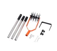 Tiller rotativo profesional con 4 dientes y cultivador de revestimiento electroforético para herramienta de jardín manual de longevidad