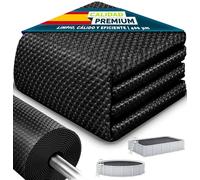 tillvex® Lona Solar para Piscina, 400 µm, Redonda, diámetro de 500 cm, lámina Solar Recortable, Cubierta Solar, Cubierta Solar para Piscina para Calentar el Agua