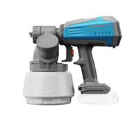 Tilswall Pistola Pintura Shark700 Bateria Compatible con batería Makita de 18V(Sin batería), 90000RPM Motor Sin Escobillas, Electrica Pistola de Pintura Inalámbrica, Depósito de con Llenado Lateral