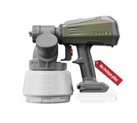Tilswall Pistola Pintura Shark700 para Makita de 18V (sin batería), Verde | 90000RPM Motor Sin Escobillas, Depósito con Llenado Lateral 1300ML, 120 DIN-s Pistola de Pintura, para pintar paredes, techos