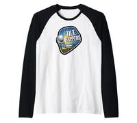 Tilt Happens Pinball Arcade Gaming Funny Retro Camiseta Manga Raglan