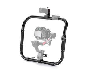TILTA Basic Ring Grip Plus para dji RS4, RS4 Pro, RS2 y RS3 Pro Gimbal, Anillo De Mano Estabilizador con Asa De Control Remoto y Módulo Receptor De Control Inalámbrico TGA-PRG2