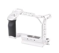 TILTA - Jaula completa para cámara compatible con Sony ZV-E1 con receptor de zapata fría, riel OTAN, roscas M3 para soporte de lente y roscas de ¼ "-20 con puntos de localización, plateado