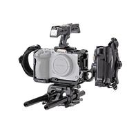 TILTA Jaula de cámara Completa para Sony FX3 con asa Superior giratoria, asa de Potencia Avanzada del Lado Izquierdo y Placa Base LWS de 15 mm, Kit Camera Protect Rig Pro Negro TA-T13-C-B